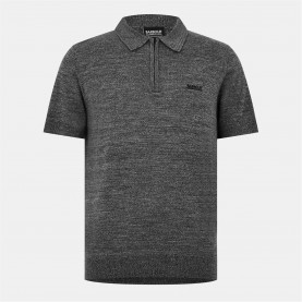 блуза,с,яка,облекла,на,разпродажба,мъжки,тениски,barbour,international,maverick,mouline,knitted,polo,shirt,black