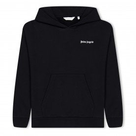 Юношески суичър PALM ANGELS Classic Logo Hoodie Juniors - Black Wht 1001 юношески,суичър,детски,3/4,панталони,palm,angels,classic,logo,hoodie,juniors,black,wht,1001