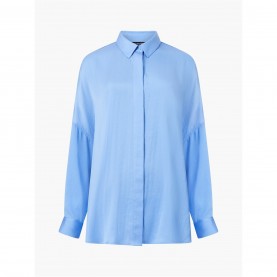 дамски,ризи,french,connection,women's,damasco,long,sleeve,blouse,cornflower,blue