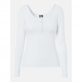 Pieces Kitte Ls Top Ld63 - Bright White pieces,kitte,ls,top,ld63,bright,white