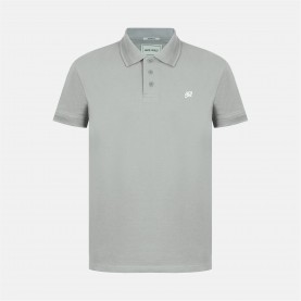 Блуза с яка Jack Wills Men's Fine Pique Cotton Short Sleeve Polo Shirt - Grey блуза,с,яка,мъжки,тениски,jack,wills,men's,fine,pique,cotton,short,sleeve,polo,shirt,grey