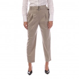 Панталони BOSS Women's Tapiah1 Straight Trousers - Open White панталони,дамски,чорапогащи,и,клинове,boss,women's,tapiah1,straight,trousers,open,white