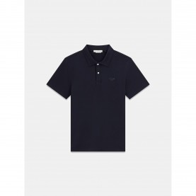 Блуза с яка Guess Mens SFit Short Sleeve Polo Shirt - Smart Blue блуза,с,яка,мъжки,тениски,guess,men,s,sfit,short,sleeve,polo,shirt,smart,blue