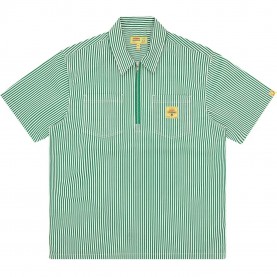 мъжки,тениски,icecream,ic,1,4,zip,shirt,sn63,green,white,stripe