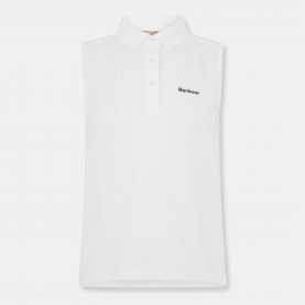 блуза,с,яка,дамски,топове,barbour,bowford,sleeveless,polo,shirt,white