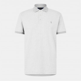 Блуза с яка Polo Ralph Lauren Men's Rib Collar Short-Sleeve Polo Shirt - Spring Heather блуза,с,яка,облекла,на,разпродажба,мъжки,тениски,polo,ralph,lauren,men's,rib,collar,short,sleeve,polo,shirt,spring,heather