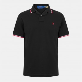 Блуза с яка POLO RALPH LAUREN Men's Tipped Short-Sleeve Polo Shirt - Polo Black блуза,с,яка,облекла,на,разпродажба,мъжки,тениски,polo,ralph,lauren,men's,tipped,short,sleeve,polo,shirt,polo,black
