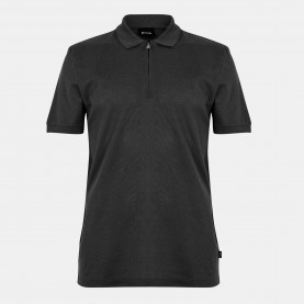 блуза,с,яка,мъжки,тениски,boss,mens,boss,black,paras,short,sleeve,modern,polo,shirt,black,001