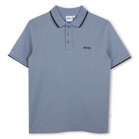 детски,облекла,boss,short,sleeve,polo,juniors,med,grey,049
