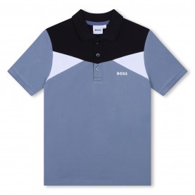 юношеска,блуза,с,яка,детски,облекла,boss,colourblock,polo,shirt,juniors,med,grey,049