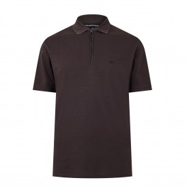 Блуза с яка Emporio Armani Polo Shirt - Black Coffee блуза,с,яка,мъжки,тениски,emporio,armani,polo,shirt,black,coffee