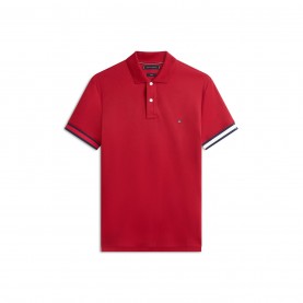 Tommy Hilfiger Tommy Cuff LiqudPolo Sn62 - Regatta Red мъжки,тениски,tommy,hilfiger,tommy,cuff,liqudpolo,sn62,regatta,red