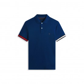 Tommy Hilfiger Tommy Cuff LiqudPolo Sn62 - Carbon Navy мъжки,тениски,tommy,hilfiger,tommy,cuff,liqudpolo,sn62,carbon,navy