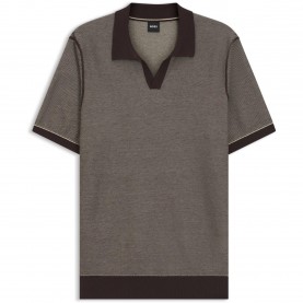 блуза,с,яка,мъжки,тениски,boss,men,s,short,sleeve,polo,shirt,dark,brown,207
