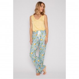 pj,salvage,salvage,orange,pant,hellblau