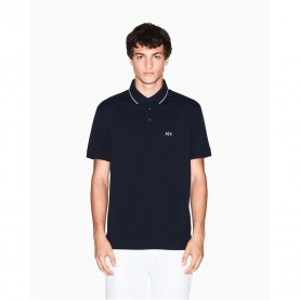 Блуза с яка Armani Exchange POLO SHIRT - Deep Navy блуза,с,яка,мъжки,тениски,armani,exchange,polo,shirt,deep,navy