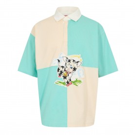 блуза,с,яка,мъжки,тениски,kenzo,men,s,short,sleeve,polo,shirt,aqua