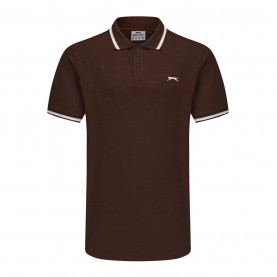 мъжка,блуза,с,яка,мъжки,блузи,с,яка,slazenger,tipped,polo,shirt,mens,dark,brown