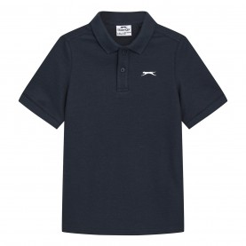 Юношеска блуза с яка Slazenger Plain Polo Shirt Junior - Navy юношеска,блуза,с,яка,дрехи,за,училище,разпродажба,slazenger,детски,блузи,с,яка,slazenger,plain,polo,shirt,junior,navy