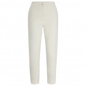 Панталони Boss Women's Tolinda D Straight Leg Trousers - Open White панталони,дамски,чорапогащи,и,клинове,boss,women's,tolinda,d,straight,leg,trousers,open,white