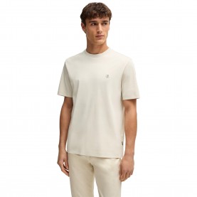 тениска,мъжки,тениски,boss,mens,boss,black,taut,minimalist,design,t,shirt,with,logo,detail,open,white,131