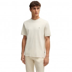 тениска,облекла,на,разпродажба,мъжки,тениски,boss,mens,boss,black,taut,minimalist,design,t,shirt,with,logo,detail,open,white,131