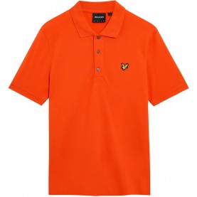 блуза,с,яка,мъжки,тениски,lyle,and,scott,basic,short,sleeve,polo,shirt,tangerine,x298