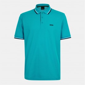 блуза,с,яка,облекла,на,разпродажба,мъжки,тениски,boss,men's,paddy,short,sleeve,polo,shirt,open,green
