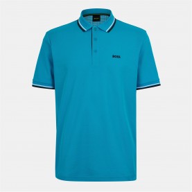 блуза,с,яка,облекла,на,разпродажба,мъжки,тениски,boss,men's,paddy,short,sleeve,polo,shirt,turquoise,aqua