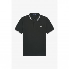 блуза,с,яка,мъжки,тениски,fred,perry,short,sleeve,twin,tipped,polo,shirt,night,green,t50