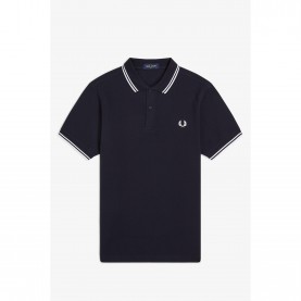 блуза,с,яка,мъжки,тениски,fred,perry,short,sleeve,twin,tipped,polo,shirt,navy,238