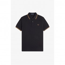 блуза,с,яка,облекла,на,разпродажба,мъжки,тениски,fred,perry,short,sleeve,twin,tipped,polo,shirt,black,shade,s77