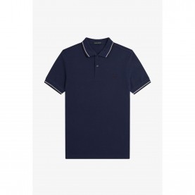 блуза,с,яка,мъжки,тениски,fred,perry,short,sleeve,twin,tipped,polo,shirt,tennis,blue,y21