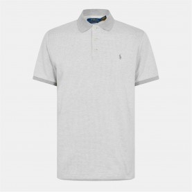 Блуза с яка Polo Ralph Lauren Men's Houndstooth Short-Sleeve Polo Shirt - Spring Hthr/Wht блуза,с,яка,мъжки,тениски,polo,ralph,lauren,men's,houndstooth,short,sleeve,polo,shirt,spring,hthr,wht