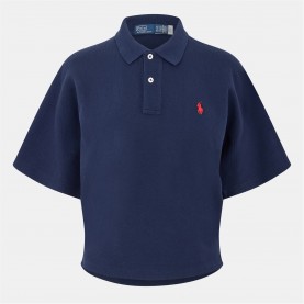 дамски,топове,polo,ralph,lauren,women's,heavyweight,shirt,newport,navy