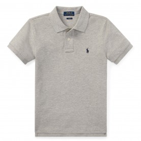 риза,с,къс,ръкав,детски,3/4,панталони,polo,ralph,lauren,kids',cotton,short,sleeve,shirt,grey,heather
