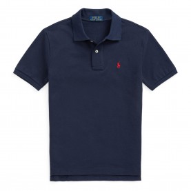 Риза с къс ръкав Polo Ralph Lauren Kids Cotton Short Sleeve Shirt - French Navy риза,с,къс,ръкав,polo,ralph,lauren,kids,cotton,short,sleeve,shirt,french,navy