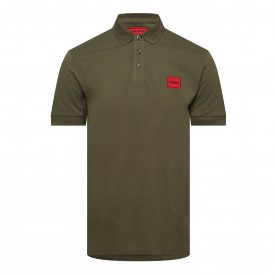 блуза,с,яка,мъжки,тениски,hugo,mens,hugo,deruso,short,sleeve,polo,shirt,with,logo,detail,and,ribbed,collar,premium,cotton,open,green