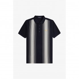 блуза,с,яка,облекла,на,разпродажба,мъжки,тениски,fred,perry,men's,ombre,stripe,short,sleeve,polo,shirt,navy,608