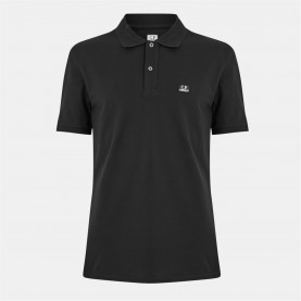 блуза,с,яка,мъжки,тениски,cp,company,men's,logo,pique,short,sleeve,polo,shirt,black,999
