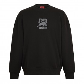 Блуза Hugo Mens Dahrain Rb Crew Sweatshirt - Black блуза,мъжки,горнища,с,качулка,hugo,men,s,dahrain,rb,crew,sweatshirt,black
