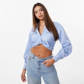 дамски,ризи,jack,wills,draped,cropped,blouse,soft,blue