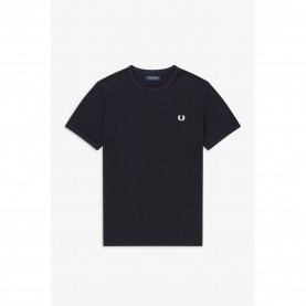 тениска,мъжки,тениски,fred,perry,ringer,t,shirt,navy,608