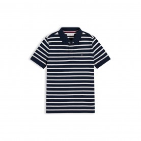 блуза,с,яка,детски,3/4,панталони,tommy,hilfiger,kids',short,sleeve,polo,shirt,navy,stripe,0a5
