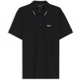 Блуза с яка Boss Men's Short Sleeve Polo Shirt - Black 001 блуза,с,яка,мъжки,тениски,boss,men's,short,sleeve,polo,shirt,black,001