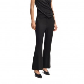 Дамски панталони Boss Timasa1 10250080 01 Straight Leg Trousers Womens - Black дамски,панталони,дамски,чорапогащи,и,клинове,boss,timasa1,10250080,01,straight,leg,trousers,womens,black
