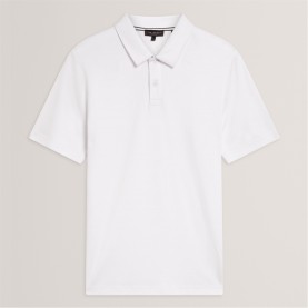 блуза,с,яка,мъжки,блузи,с,яка,ted,baker,men's,short,sleeve,polo,shirt,white