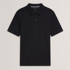 блуза,с,яка,мъжки,блузи,с,яка,ted,baker,men's,short,sleeve,polo,shirt,black