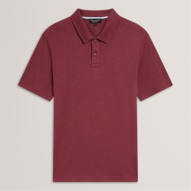 блуза,с,яка,мъжки,блузи,с,яка,ted,baker,men's,short,sleeve,polo,shirt,wine