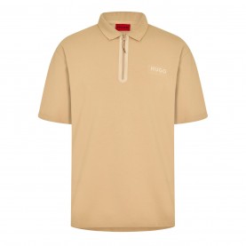 HUGO Hugo Dubilo 10272300 01 - Medium Beige облекла,на,разпродажба,мъжки,тениски,hugo,hugo,dubilo,10272300,01,medium,beige